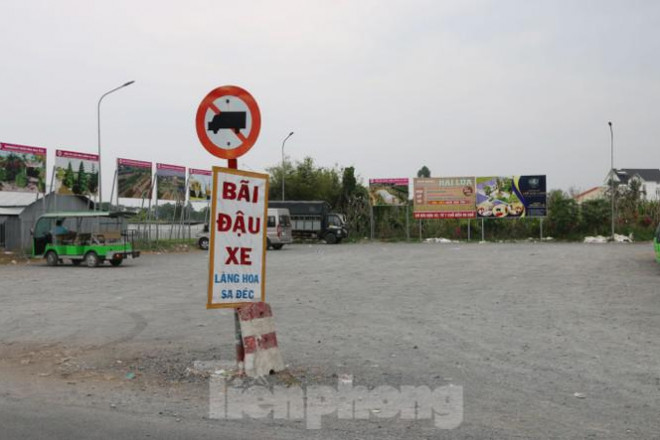 Mọi năm khu vực này chật kín xe.