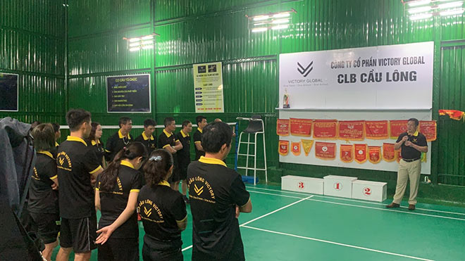 Phát biểu thành lập câu lạc bộ cầu lông trực thuộc tập đoàn Victory Global