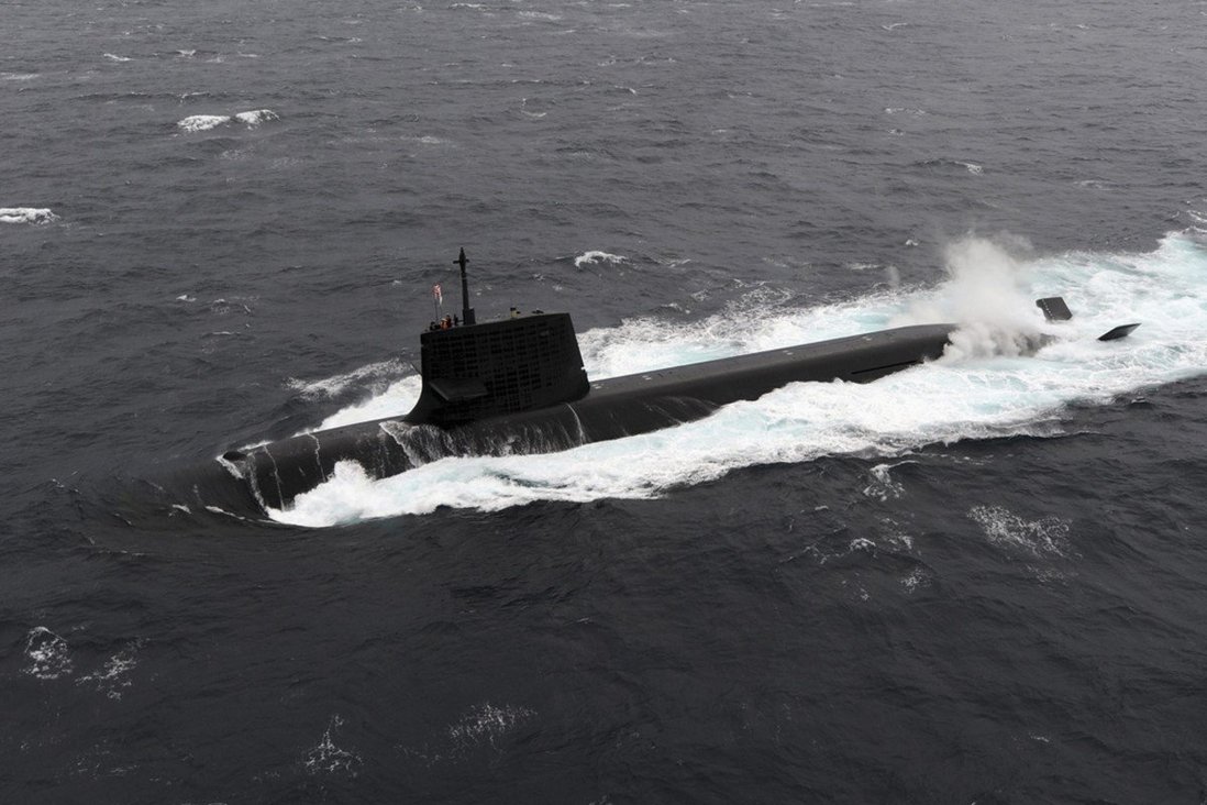 Tàu ngầm Soryu của Nhật Bản bị hư hại sau vụ va chạm, mất khả năng liên lạc. Ảnh minh họa.