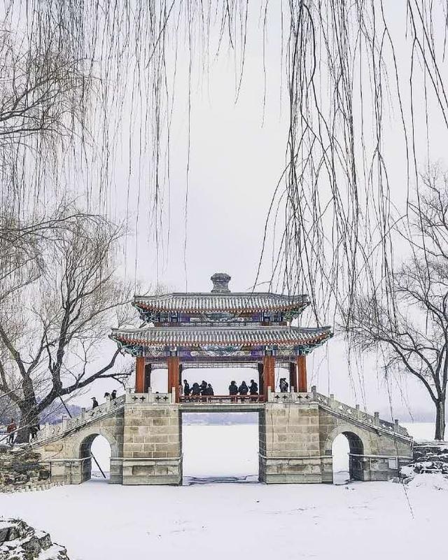 Khung cảnh tuyết rơi đẹp như tranh vẽ tại “cung điện mùa hè” Di Hòa Viên - 5