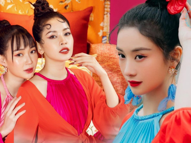 Thời trang - Mỹ nhân showbiz Việt “mê mệt” áo tứ thân cách điệu, thi nhau làm tóc kiểu mỹ nữ cổ trang