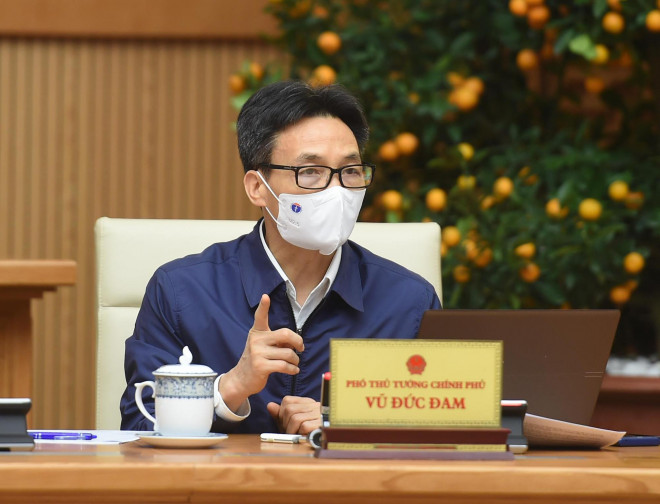 Phó Thủ tướng Vũ Đức Đam phát biểu chỉ đạo tại cuộc họp