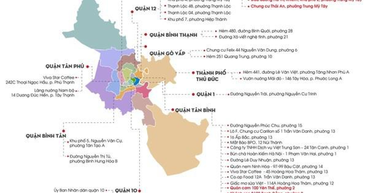 Tin tức trong ngày - 35 địa điểm bị phong tỏa vì liên quan ca mắc Covid-19 tại TP HCM
