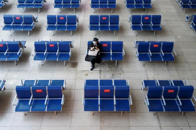 Một góc nhà ga phía Nam Bắc Kinh
(Trung Quốc).