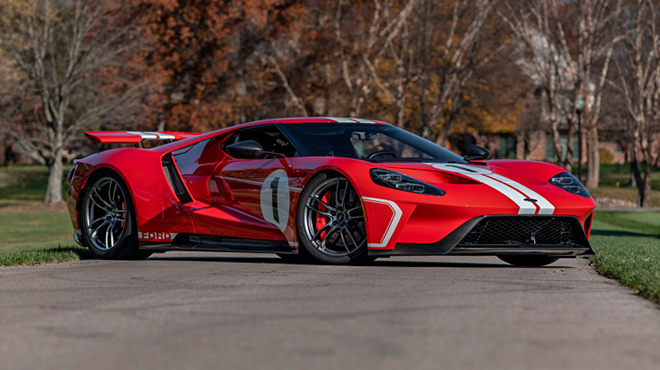 Siêu xe Ford GT 67 Heritage Edition chạy lướt rao đấu giá bán triệu đô - 1