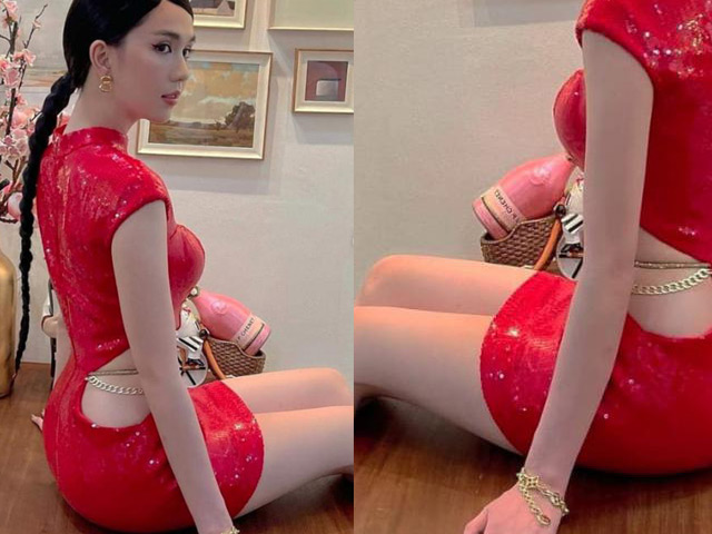 Đời sống Showbiz - Đầu năm mới, nữ hoàng nội y diện đồ khoét sâu nhưng bị phát hiện ra điểm "sai sai"