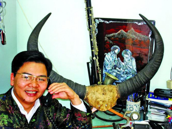 Với độ dài và rộng đến khó ngờ, sừng trâu Sốp Cộp còn là bảo vật của nhiều gia đình người dân tộc thiểu số nơi đây