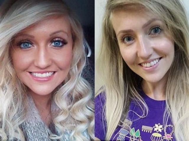 Bạn trẻ - Cuộc sống - Ngỡ ngàng mặt mộc của cô nàng "nghiện trang điểm", bạn trai yêu 5 năm chưa một lần thấy