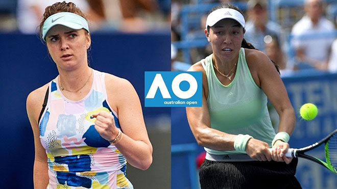 Svitolina (trái) thua sốc&nbsp;Pegula