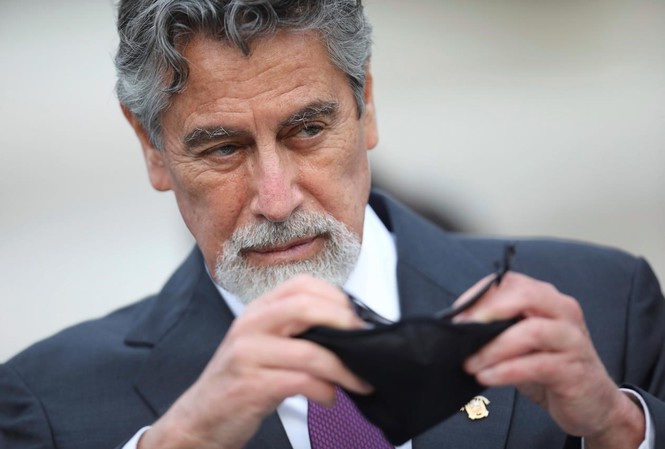 Tổng thống Peru - ông Francisco Sagasti. Ảnh: AP