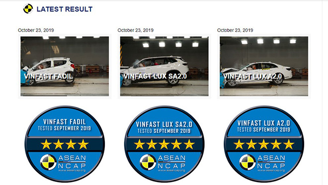 Vinfast đoạt giải cao về an toàn Asean Ncap Grand Prix Awards - 3