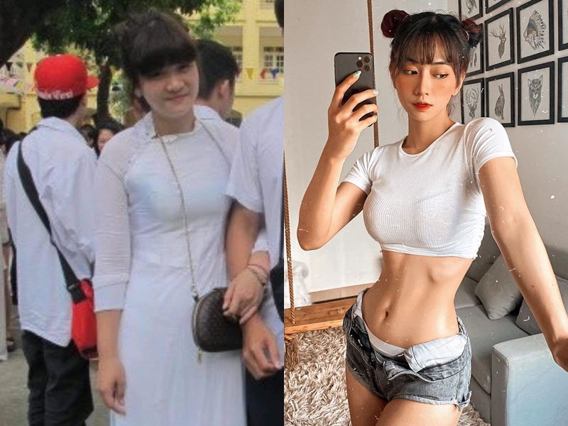 Trước khi vóc dáng thon gọn như hiện tại, Lê Bống cũng từng phải chật vật giảm cân.