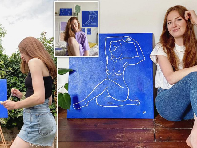 Kinh doanh - Vẽ tranh khỏa thân chống chán ngày dịch, 9x bỏ việc chính vì kiếm bộn tiền