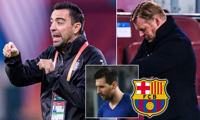 Barca thảm bại 1-4 Cúp C1, huyền thoại Xavi công khai muốn "cướp ghế" Koeman - 3