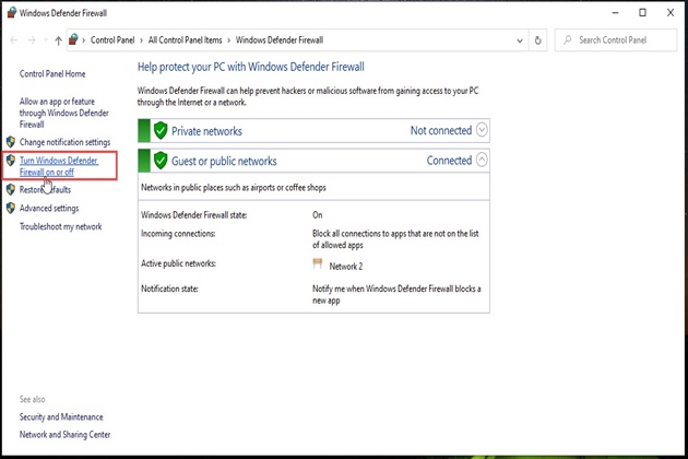 Cách tắt tường lửa win 10 nhanh chóng - 2