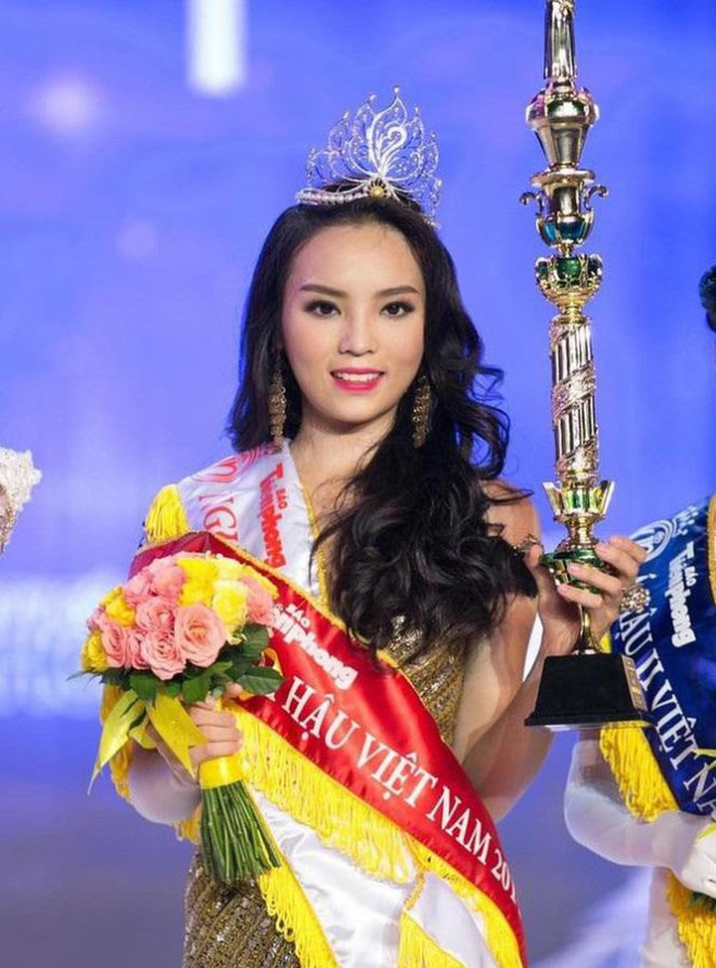 Nguyễn Cao Kỳ Duyên đăng quang Hoa hậu Việt Nam 2014 khi vừa tròn 18 tuổi.