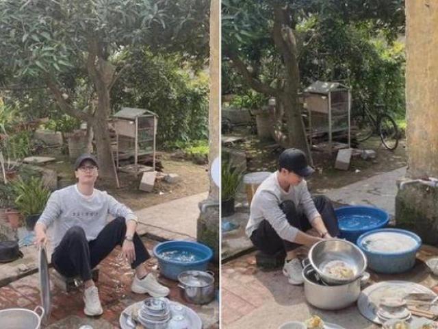 Bạn trẻ - Cuộc sống - "Khoe" rửa 3 mâm bát ngày Tết, chàng trai khiến chị em thi nhau "nhận chồng"