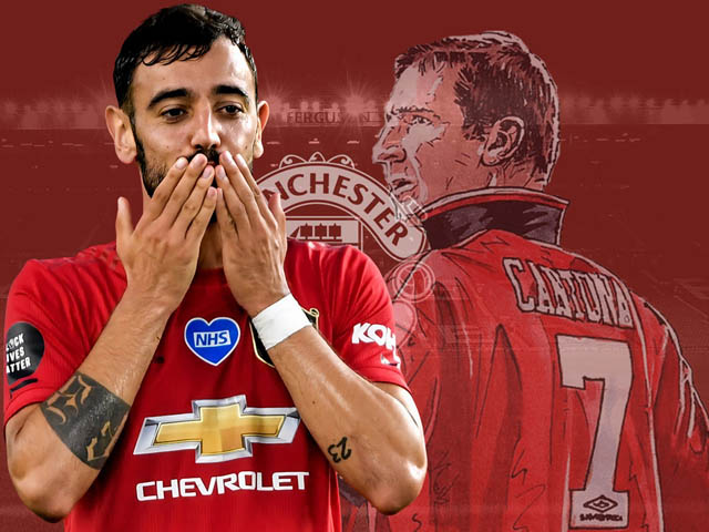 Bóng đá - Fernandes "gánh" MU còng lưng, vẫn chưa thể sánh ngang Cantona vì điều gì?