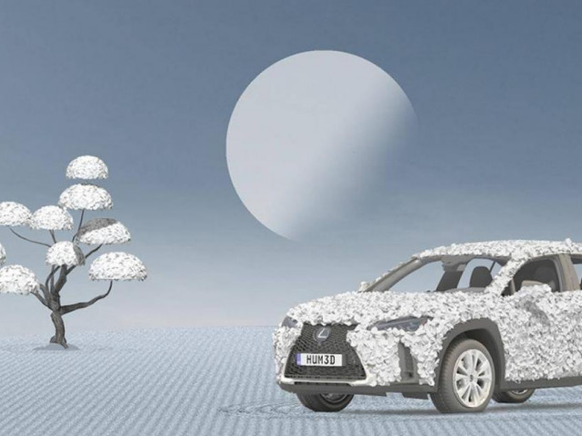 Ngắm xe - Chiêm ngưỡng xế sang Lexus UX được phủ hàng ngàn cánh hoa giấy
