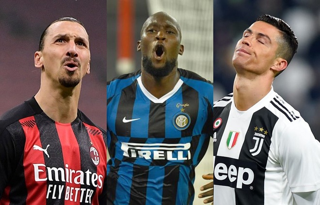 Đua Vua phá lưới Serie A: Lukaku vượt 2 "ông già" Ronaldo và Ibrahimovic - 1