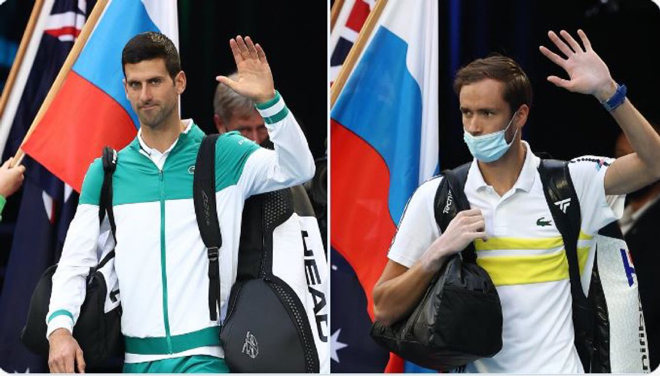 Djokovic bị chỉ trích vì không đeo khẩu trang khi bước ra sân