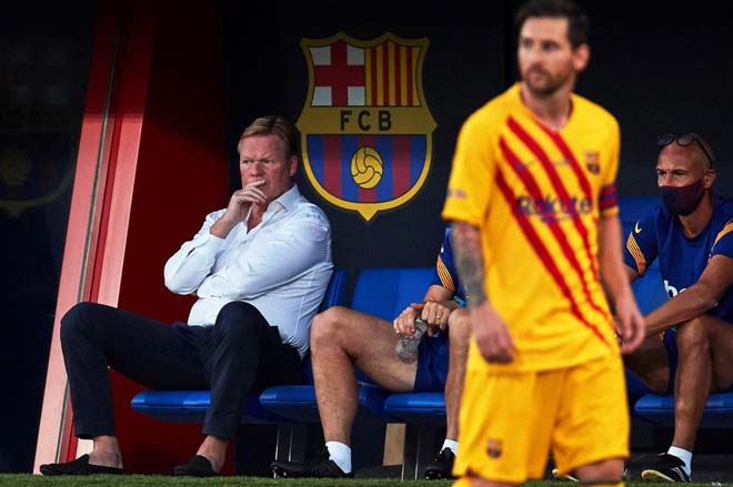 Lùm xùm Messi, Barca khủng hoảng: HLV Koeman có từ chức? - 1