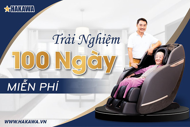 Showroom tại gia, trải nghiệm thả ga cùng ghế massage HAKAWA