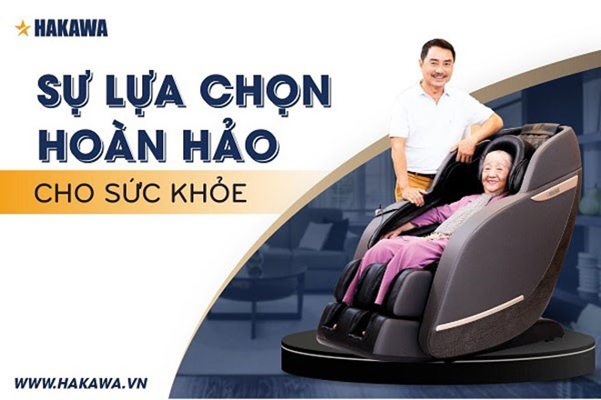 Trải nghiệm thư giãn đỉnh cao cùng ghế massage HAKAWA
