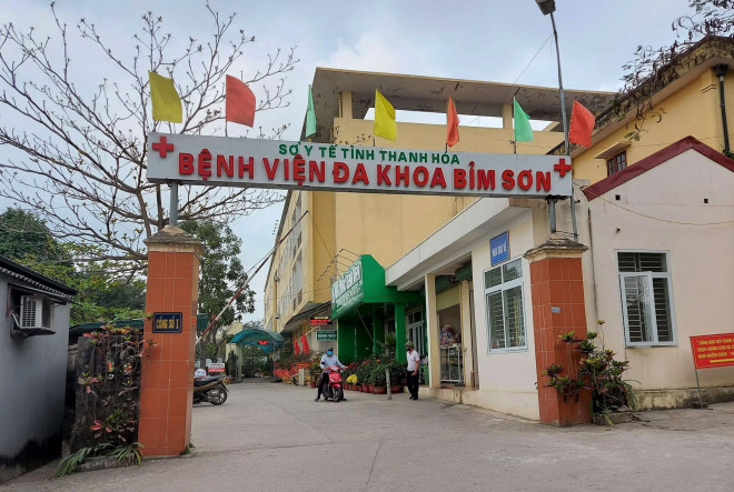 Bệnh viện Đa khoa thị xã Bỉm Sơn - nơi người đàn ông sốt cao tử vong sau khi nhập viện