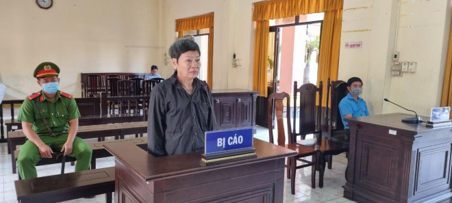 Bị cáo Phan Thị Quí tại phiên tòa