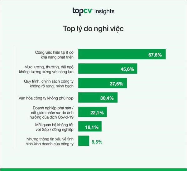 Báo cáo tuyển dụng TopCV: Năm 2021 nhân sự 1 - 2 năm kinh nghiệm được doanh nghiệp săn đón - 4