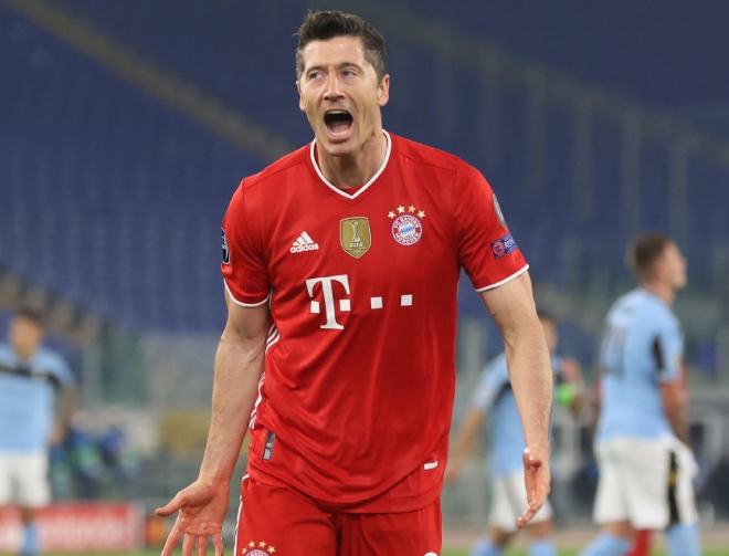 Tưng bừng Cúp C1: Lewandowski giúp Bayern "hủy diệt" Lazio trên đất Italia - 2