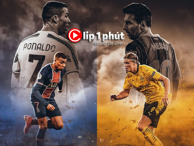 Bóng đá - Ronaldo - Messi làm "trùm" Serie A - La Liga, thách thức Mbappe - Haaland (Clip 1 phút Bóng đá 24H)