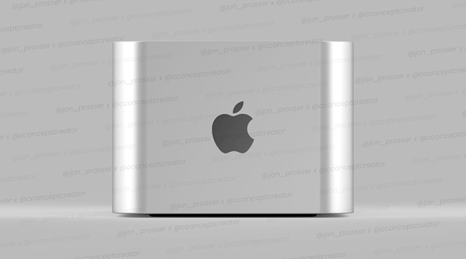 Ảnh render Mac Pro 2021.