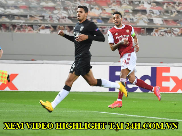 Bóng đá - Trực tiếp bóng đá Arsenal - Benfica: Aubameyang hoàn tất cú đúp (Hết giờ)