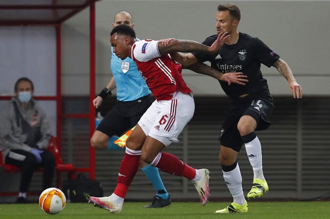 Trực tiếp bóng đá Arsenal - Benfica: Aubameyang hoàn tất cú đúp (Hết giờ) - 8