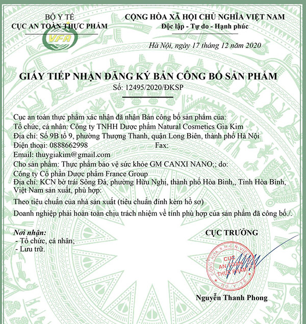 GM Canxi Nano hỗ trợ phát triển chiều cao cho trẻ ngay từ trong bụng mẹ - 2