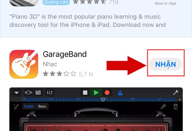 Cách cài cho iPhone bằng ứng dụng GarageBand