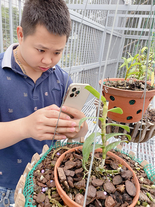Ông chủ vườn lan 9X Đặng Khải Hoàn: Tình yêu lan không phân biệt tuổi tác - 4