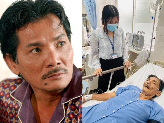 Đời sống Showbiz - "Tài tử màn bạc" Thương Tín bị đột quỵ, vợ kém 32 tuổi vừa vào thăm