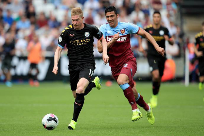 Trực tiếp bóng đá Man City - West Ham: Aguero tái xuất, đối đầu Lingard - 11