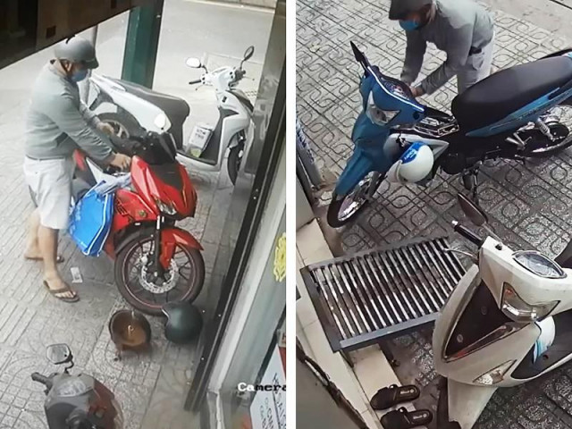 Pháp luật - Hai tên trộm giống y hệt nhau liên tục bẻ khóa lấy xe ở Gò Vấp