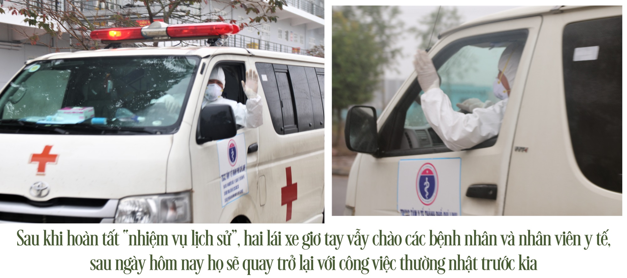 Chuyến xe cuối cùng hoàn thành sứ mệnh điều trị COVID-19 - 13