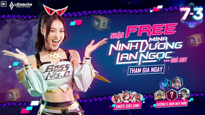 Mina Ninh Dương Lan Ngọc trong Liên Quân Mobile: Cách nhận skin miễn phí - 1