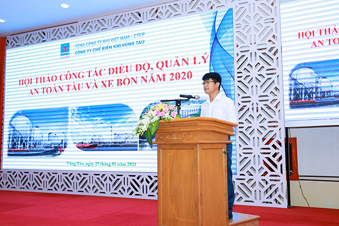 PGĐ KVT Phan Tấn Hậu khai mạc “Hội thảo công tác điều độ, quản lý an toàn tàu, xe bồn năm 2020”