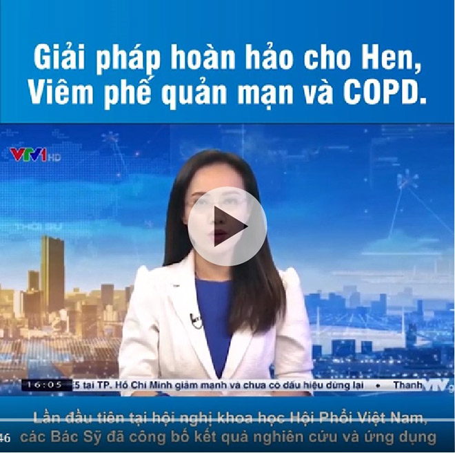 Thời sự VTV1 đưa tin cách khống chế đờm, ho, khó thở, COPD thành công bằng thảo dược - 1