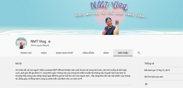 Chú ngựa ô NMT Vlog với mục tiêu chỉ mong muốn khán giả được trải nghiệm sự mới lạ