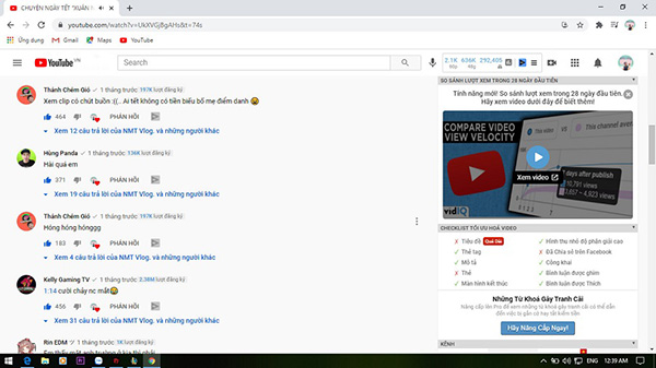 Lời khen của khán giả dành cho NMT Vlog