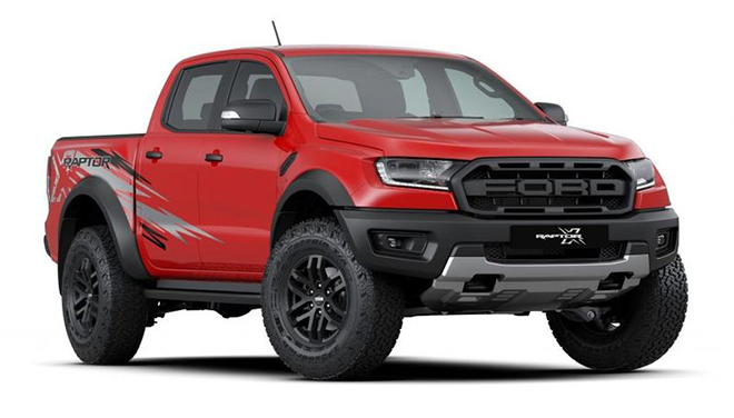 Ford Ranger Raptor có thêm phiên bản X Special màu đỏ với decal tia chớp siêu cháy - 8