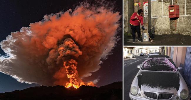Núi lửa phun trào 4 lần trong 6 ngày, người dân xám mặt vì tro, du khách đổ xô tới chiêm ngưỡng - 1